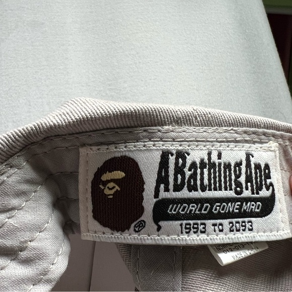 Brand New Gray Bathing Ape Adjustable Cap - Picture 5 of 6